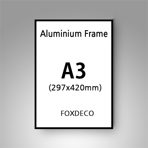 A3 무광알루미늄액자프레임 ( 9종 액자몰딩 )