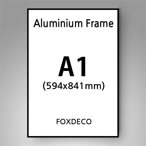 A1 무광알루미늄액자프레임, 액자주문제작 (9종컬러 + 기간특가할인)